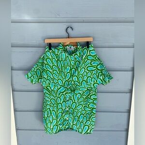 Aqua Summer Pajama Set by Malabar Bay - large